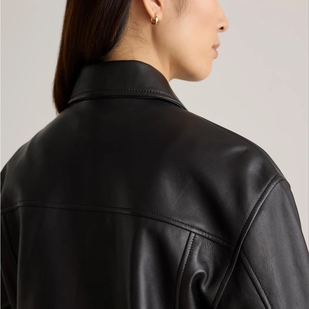 NEW (nwt) Quince 100% Leather Jacket - Picture 6 of 10